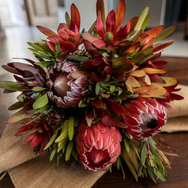 Mother's Day Small Protea and Fynbos Bouquet - Image 2