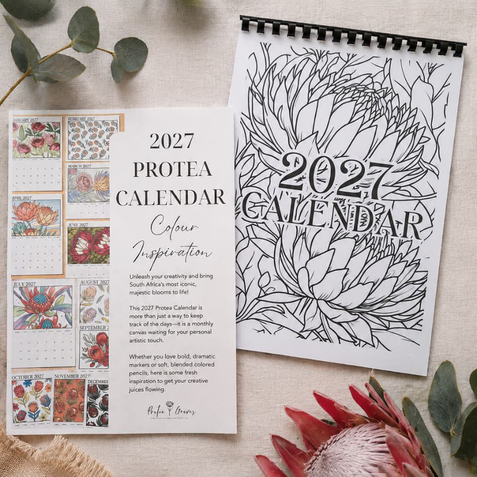 2027 calendar protea grovrs south africa