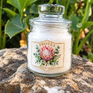 Bath Salt in Glass Container